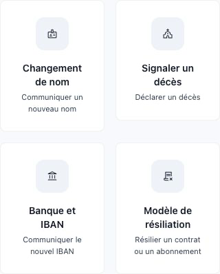 Extrait du véritable écran Connect PD pour choisir une modification personnelle.
